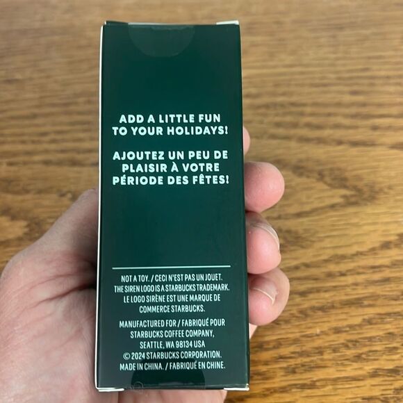 Starbucks Silver Opalescent Cold Cup Keychain Ornament - Picture 4 of 4